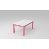 Bunelan Melan Dikdörtgen Orta Sehpa - Pembe - Renk
