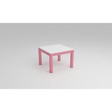 Bunelan Merlan Kare Orta Sehpa - Pembe - Renk