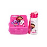 bunelo Kız Çocuk Gabby's Dollhouse Beslenme Seti - Lunchbox + Tritan Suluk 500 ml