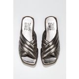 Buneo Shoes 01WU1803 Gümüş Parlak Deri Kadın Sandalet