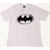 Bunlardan İstiyorum Batman Vintage Logo Tişört Beyaz