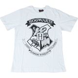 Bunlardan İstiyorum Harry Potter Hogwarts Tişört Beyaz - XL
