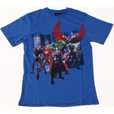Bunlardan İstiyorum Marvel Heroes No: 1 Tişört Mavi