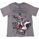 Bunlardan İstiyorum Superman Metropolis Tişört Gri