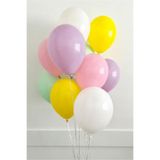 Bunloon 10 Adet Makaron Renk Balon Seti Doğum Günü Parti Süsleme Karışık Renk