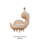 Bunloon Dinozor Şekilli Folyo Balon 80x75 Cm Doğum Günü Parti Süsleme