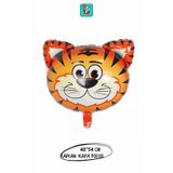 Bunloon Kaplan Kafa Figürlü Folyo Balon 48×54 cm Doğum Günü Parti Süsleme