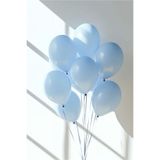 Bunloon Makaron Mavi Balon 20 Adet Doğum Günü Parti Süsleme