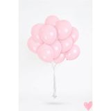 Bunloon Makaron Pembe Balon 20 Adet Doğum Günü Parti Süsleme