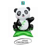 Bunloon Panda Figürlü Folyo Balon 39×55 cm Doğum Günü Parti Süsleme