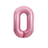 Bunloon Pembe Renk 34 Inç Dev Rakam Folyo Balon 0 76 Cm Doğum Günü Parti Süsleme