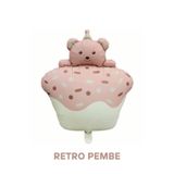 Bunloon Retro Renk Kek Tasarımlı Folyo Balon Doğum Günü Parti Süsleme