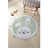Bunny %100 Pamuk Çocuk Odası Halısı Mint 110x110