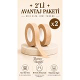 bunny buggs Ayakkabı Vurma Önleyici Bant Nasır ve Su Toplama Bandı 1.25 cm x 9 m |2 Adet|
