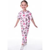 Bunny Hopp %100 Pamuk Interlok Kumaş Sevimli Paw Patrol Baskılı Kısa Kollu Yazlık Kız Çocuk Pijama Takımı - 3 - 4 Yaş - Pembe