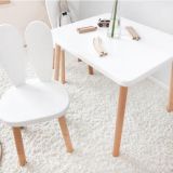 Bunny Masa Takımı 1 Sandalye, Beyaz