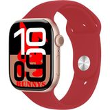 Bunnys Apple iPhone 12 Pro Uyumlu Kırmızı Akıllı Saat WATCH10 2025 Hediyeli Amoled Ekran - 46 mm