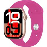 Bunnys Apple iPhone 13 Mini Uyumlu Pembe Akıllı Saat WATCH10 2025 Hediyeli Amoled Ekran - 46 mm