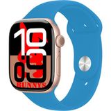 Bunnys Apple iPhone 14 Pro Uyumlu Açık Mavi Akıllı Saat WATCH10 2025 Hediyeli Amoled Ekran - 46 mm