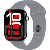 Bunnys Apple iPhone 15 Pro Max Uyumlu Gri Akıllı Saat WATCH10 2025 Hediyeli Amoled Ekran - 46 mm