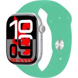 Bunnys Apple iPhone 15 Pro Max Uyumlu Su Yeşili Akıllı Saat WATCH10 2025 Hediyeli Amoled Ekran - 46 mm