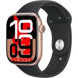 Bunnys Apple iPhone 16 Pro Max Uyumlu Siyah Akıllı Saat WATCH10 2025 Hediyeli Amoled Ekran - 46 mm