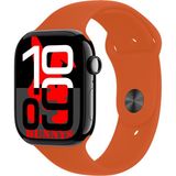 Bunnys Apple iPhone 8 Uyumlu Turuncu Akıllı Saat WATCH10 2025 Hediyeli Amoled Ekran - 46 mm