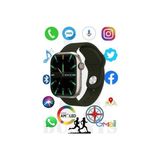 Bunnys Galaxy A22 Uyumlu Akıllı Saat Watch 9 Pro Konuşma Özellikli Amoled Ekran 45MM - Yeşil