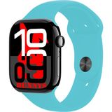 Bunnys Huawei P50 Pocket Uyumlu Turkuaz Akıllı Saat WATCH10 2025 Hediyeli Amoled Ekran - 46 mm