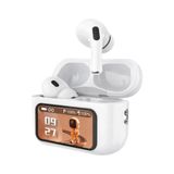 Bunnys Omix X600 Uyumlu Airprods Pro Ekranlı Bluetooth Kulaklık – Dokunmatik Ekran – Kablosuz