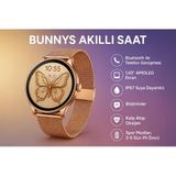 Bunnys Op Po A5 Pro Uyumlu 1.43" Amoled Ekran Akıllı Saat – Su Geçirmez Kadınlar İçin