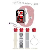 Bunnys Poco M3 Uyumlu Tozpembe Akıllı Saat Watch 10 Mini Kordon Hediyeli Amoled Ekran 41Mm