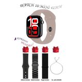 Bunnys Redmi Note 9 Uyumlu Gül Akıllı Saat Watch 10 Mini Kordon Hediyeli Amoled Ekran 41Mm