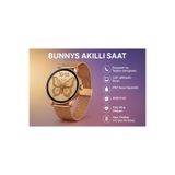 Bunnys Samsung Galaxy M15 Uyumlu 1.43" Amoled Ekran Akıllı Saat – Su Geçirmez Kadınlar İçin