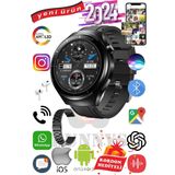 Bunnys Samsung Galaxy M53 Uyumlu Akıllı Saat Erkekler İçin Konuşma Özellikli Metal Kordon Hediyeli