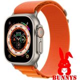 Bunnys Zte Blade V8 Pro Uyumlu Akıllı Saat Wacht 8 Ultra Çift Kordonlu Konuşma ve Müzik Özellikli - 49 mm - Turuncu