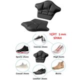 Bunyon 5 Mm Unisex Ortopedik Spor Ayakkabı Topuk Vurma Önleyici Daraltma Kumaş Topuk Koruyucu Yastığı Pedi