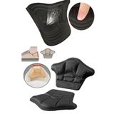 Bunyon Siyah Unisex Ortopedik Spor Ayakkabı Topuk Vurma Önleyici Daraltma Kumaş Topuk Koruyucu Yastığı Pedi