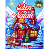 Buon Natale Libro da Colorare per Adulti: Bellissimi Disegni per le Feste| Adorabili Scene Natalizie| Illustrazioni con Alberi di Natale, Ornamenti, Regali e Altro Ancora