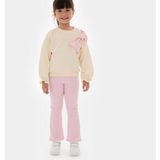 Bupper Fiyonklu Kız Çocuk Takım 4-7 Yaş - Pembe - 5 Yaş