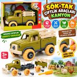 Burada Bulabilirsin LC-31284 Sök-Tak Çiftlik Araçları Kamyon Oyuncak