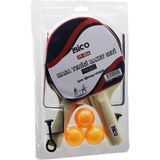 Burada Bulabilirsin Masa Tenisi Fileli Pinpon Raket Seti 2pcs Raket - 3pcs Top - 1pcs File - Ayak BX40 - Ahşap