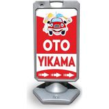 Burada Medikal ve Reklam Otoyıkama Reklam Ve Yönlendirme Uyari Dubasi A Tabela Gri