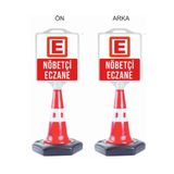 Burada Reklam Nöbetçi Eczane Reklam Dubası Park Dubası Kaldırım Dubası Uyarı & Reklam Dubası A+kalite