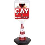 Burada Reklam ve Medikal Cay Bahçesi Reklam Uyarı Yönlendirme Dubası 1 Adet A+ Plastik
