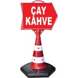 Burada Reklam ve Medikal Çay Kahve Reklam Uyarı Yönlendirme Dubası 1 Adet A+ Plastik