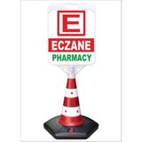 Burada Reklam ve Medikal Eczane Büyük Reklam Park ve Kaldırım Dubası 118 cm A+Plus Plastik