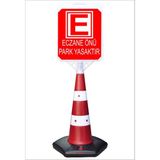 Burada Reklam ve Medikal Eczane Önü Park Etmeyiniz Uzun Büyük Duba Reklam Park Kaldırım Dubası 140 cm cm A+Plus Plastik - 1 Adet