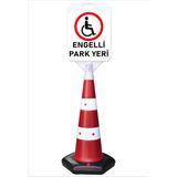 Burada Reklam ve Medikal Engelli Parkyeri Uzun Küçük Reklam Park ve Kaldırım Dubası 132 cm