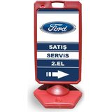 Burada Reklam ve Medikal Ford Reklam ve Yönlendirme Uyari Dubasi A Tabela Gri